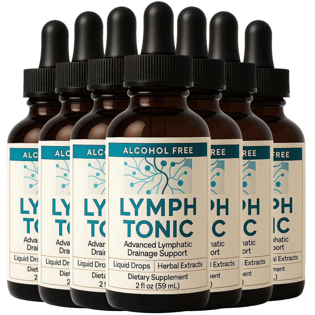 Lymph Tonic 6 bottles - no guarantee transparent background